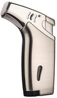 🔥 reliable torch butane cigar lighter: honest power jet flame adjustable refillable - bn nickel logo