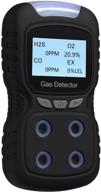 🔍 vzmcov gas detector: rechargeable portable 4-in-1 gas clip - monitor, tester, analyzer - sound, light, shock - 2-year detector logo