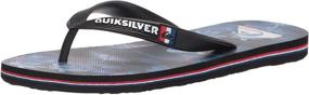 img 4 attached to Кроссовки Quiksilver Molokai Youth Sandal Black в стиле сандалии для мальчиков