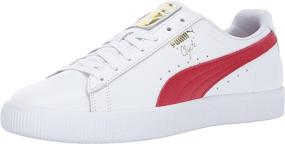 img 4 attached to PUMA Mens Clyde Sneaker White Men's Shoes in Fashion Sneakers