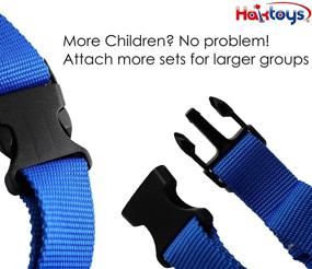 img 2 attached to 🚶 Haktoys Children Safety Walking Rope: 14-Handle Extendable & Adjustable Soft Inner Fabric | Safe, Durable, Perfect for Nursery, Daycare, Kindergarten & School