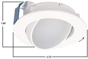 img 3 attached to 💡 Selectable 2700K-5000K Adjustable Integrated LED Light Fixture HLA406VWFL9FS1EMWR