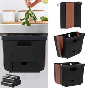 img 3 attached to 🗑️ Hanging Trash Can: The Ultimate Collapsible Waste Bin for Kitchen Cabinet Doors and Beyond