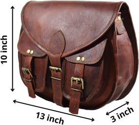 img 2 attached to Кожаная дизайнерская сумка через плечо на плечо