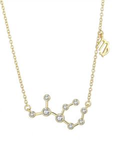 img 4 attached to 🌟 Barzel Astrology Constellation Horoscope Necklace: Fashionable Girls' Jewelry for Necklaces & Pendants