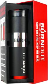 img 2 attached to BURNOUT Temperature-Regulating Travel Mug 16 oz Black - Drink NOW &amp; HeatZorb Technology