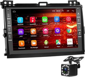 img 4 attached to 🚗 Powerful Android Double Din Car Radio for Toyota Land Cruiser Prado 120 2004-2009 | Bluetooth, GPS Navigation, WiFi Player, Mirror Link & Backup Camera