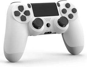 img 4 attached to 🎮 XUANMEIKE Wireless Game Controller Compatible with PS4 - White: Unleash Your Gaming Potential!