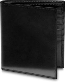 img 3 attached to 💼 Premium Bosca 12 Pocket Credit Wallet in Sleek Black Design