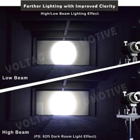 img 1 attached to 🚧 Voltage Automotive 5-Inch Round LED High Low Beam Fog Driving Light Spot Work Pods for Off Road Truck 4x4 Jeep SUV
