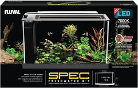 img 4 attached to Fluval SPEC Freshwater Aquarium Kit - LED Lighting & Advanced 3-Stage Filtration for Optimal Aquatic Environment