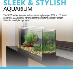 img 2 attached to Fluval SPEC Freshwater Aquarium Kit - LED Lighting & Advanced 3-Stage Filtration for Optimal Aquatic Environment