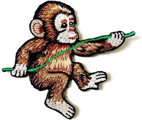 img 1 attached to Tyga_Thai Embroidered Applique Clothing Iron Monkey Animal