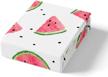 feelyou watermelon bedding delicious fitted logo