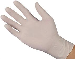 img 2 attached to 100 Pack Disposable Nitrile Vinyl Gloves - Powder Free, Latex-Free, Food Grade, Household Safety, Health Care Gloves