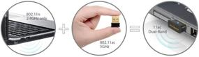 img 1 attached to 📶 Edimax EW-7711ULC 11AC Nano WiFi USB Adapter - Plug & Forget, Enhance Speed, Windows XP/Vista/7/8/8.1/10 Support (5GHz Only)