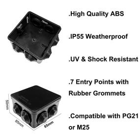 img 3 attached to Waterproof Enclosure Weatherproof Dustproof Electrical Industrial Electrical