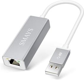 img 4 attached to 💻 Enhanced USB LAN Adapter for Nintendo Switch, Wii U, Mac, and Windows Laptop - Reliable Ethernet Connectivity for Internet Connection