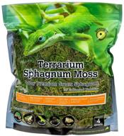 🌿 galápagos (05213) 4qt natural terrarium sphagnum moss, 5-star green sphagnum - packaging may vary logo