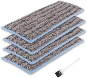 img 4 attached to 🧹 MXZONE Reusable Mop Replacement Pads for iRobot Braava Jet m6 (6110) - Washable Wet Mopping Pads (4 Pack)