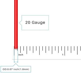 img 2 attached to Improved BNTECHGO 20 AWG Flexible Silicone Wire Spool - 25Ft Red & 25Ft Black - High-Quality Stranded Copper Wire