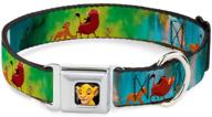 🐗 buckle-down lion king collar: simba, pumba & timon growing up-locking safety for your pooch logo