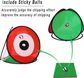 img 2 attached to YZhappy Chipping Collapsible Practice Accessories