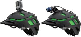 img 2 attached to 🚲 Smith Forefront Cycling Helmet with Light & Camera Mount - Single Color and Size
