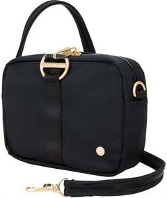 img 3 attached to PacSafe Women's Citysafe CX 3.2L Anti-Theft Square Crossbody: Secure Your Belongings in Style!