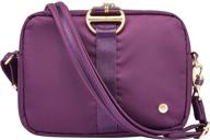 pacsafe women's citysafe cx 3.2l anti-theft square crossbody: secure your belongings in style! logo