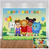 5x3ft cartoon daniel tiger's cat neighborhood photography background: perfect for kids birthday party and baby shower decor! logo