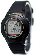 casio general watches digital f 200w 9audf logo