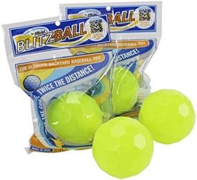 img 1 attached to Plastic Baseball Blitzball Set (4 Pack)