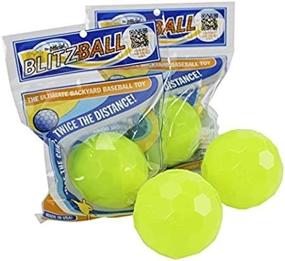 img 4 attached to Plastic Baseball Blitzball Set (4 Pack)