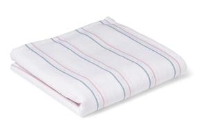 img 3 attached to 🏥 Medline MDTPBC36STRP 3-Pack, Hospital Receiving and Baby Blankets, 100% Cotton, 36x36 inches, White with Blue and Pink Stripes