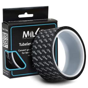 img 4 attached to 🚲 milKit Tubeless Rim Tape - 11yd (10m) Extra Strong Bicycle Rim Strip Roll - Wide Range of Widths (32mm, 29mm, 25mm, 21mm) Available