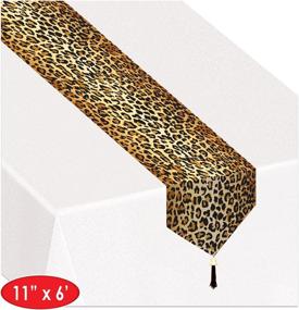 img 3 attached to Stylish and Trendy: Beistle 57848 Printed Leopard 11 Inch Party Decor