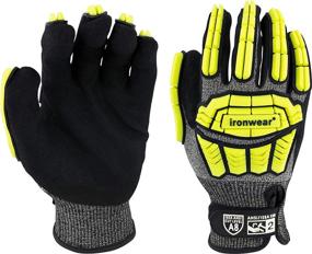 img 1 attached to 🧤 IronGuard Nitrile Evolution: Advanced-resistant Protective Gear