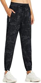 img 4 attached to Libin Women's Lightweight Joggers Pants: Quick Dry, Athletic, Zipper Pockets - Ideal for Running, Hiking, and Workouts