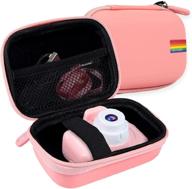protective pink camera case for seckton, gktz, vatenic, ozmi, prograce, and more digital kid camera toys - gift your child an ideal carrying solution! логотип