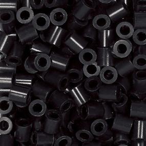 img 1 attached to 6000 штук черных бусин Perler для ремесел: высококачественный необходимый материал для творчества.