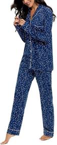 img 3 attached to 🌹 Tugege Burgundy Women's Pajamas: Luxurious Nightwear for Lingerie, Sleep & Lounge