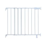 🚪 secure your stairs with the white summer metal gate: 29-42 inch wide, easy to install logo