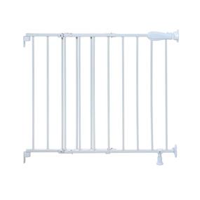 img 4 attached to 🚪 Secure Your Stairs with the White Summer Metal Gate: 29-42 Inch Wide, Easy to Install