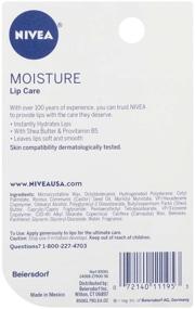 img 1 attached to NIVEA A Kiss of Moisture Lip 👄 Balm Essential Care 0.17 oz (Pack of 4)