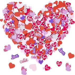img 4 attached to 💖 Cosweet 900 Pieces Foam Heart Stickers: Assorted Sizes for Valentine's Day and Mother's Day Crafts, Cards, Scrapbooking, and Decorations