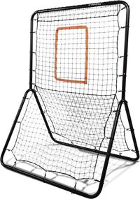 img 4 attached to 🔥 Ultimate Training Aid: CHAMPRO Baseball and Softball Pitchback Screen Rebound Net, Ideal Size 58” x 42”