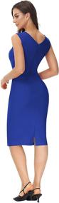 img 2 attached to V Neck Sleeveless Formal Evening Dresses