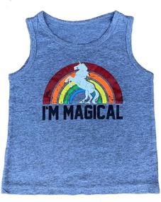 img 2 attached to 🦄 Enchanting Unicorn T-Shirt for Toddler Girls: Youth Clothing Collection