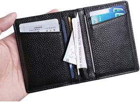 img 1 attached to 📇 Slim Card Wallet for Men, Bifold Card Case Organizer, Front Pocket Minimalist Wallet, Credit Card Holder
